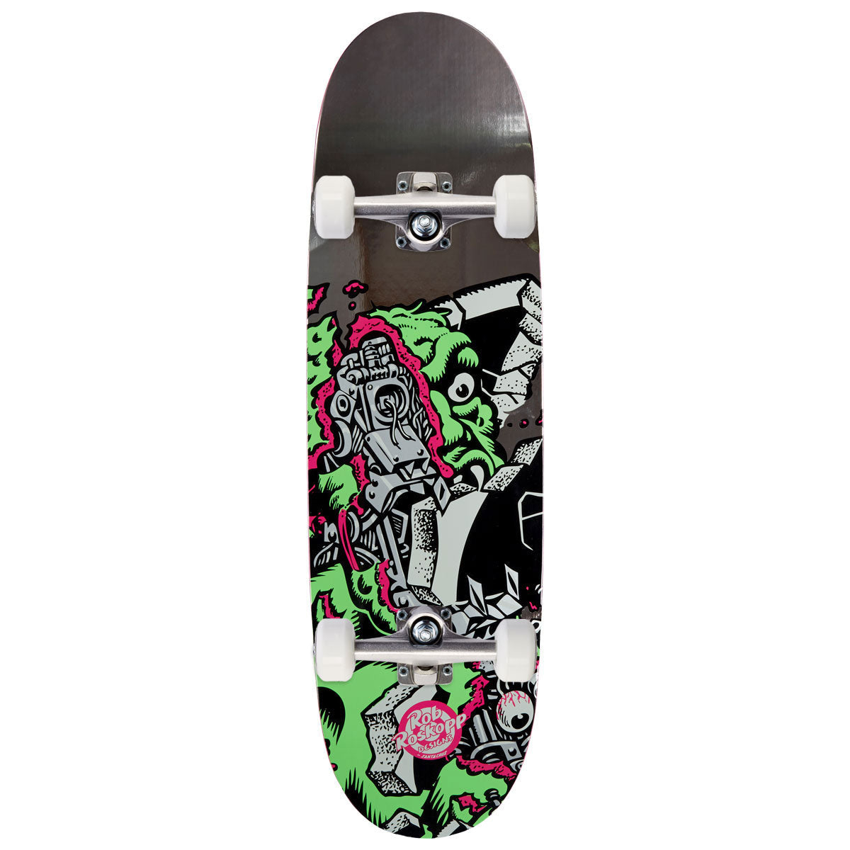 Santa Cruz Roskopp Macro VX Egg Deck Skateboard Complete - 9.00