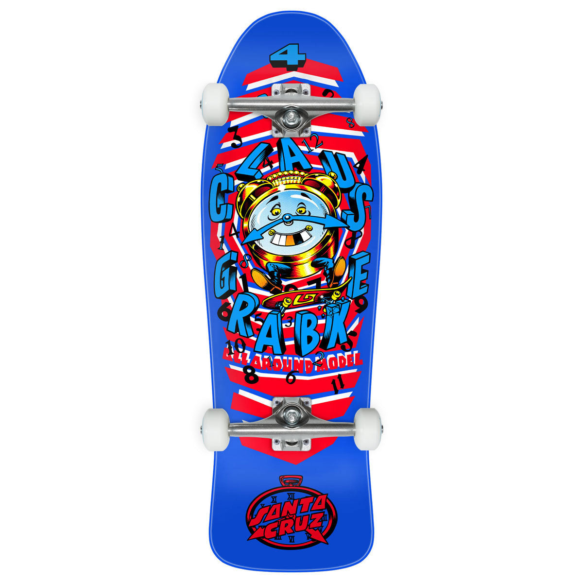 Santa Cruz Grabke All Around Reissue Skateboard Complete - 9.89
