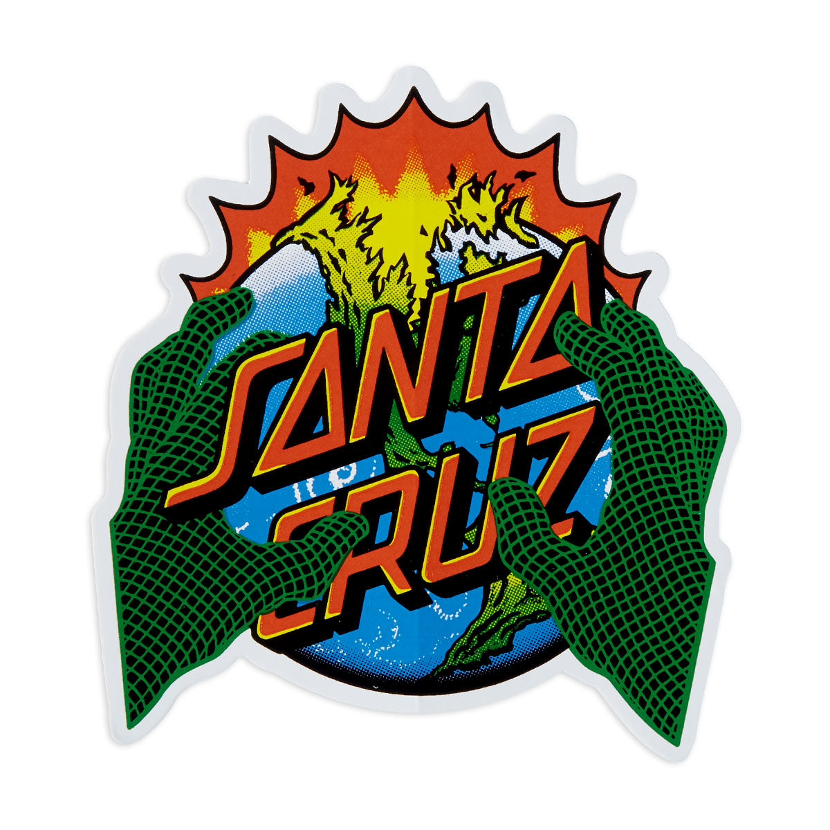 Santa Cruz Kendall End Of The Dot Vinyl Sticker - Multi image 1