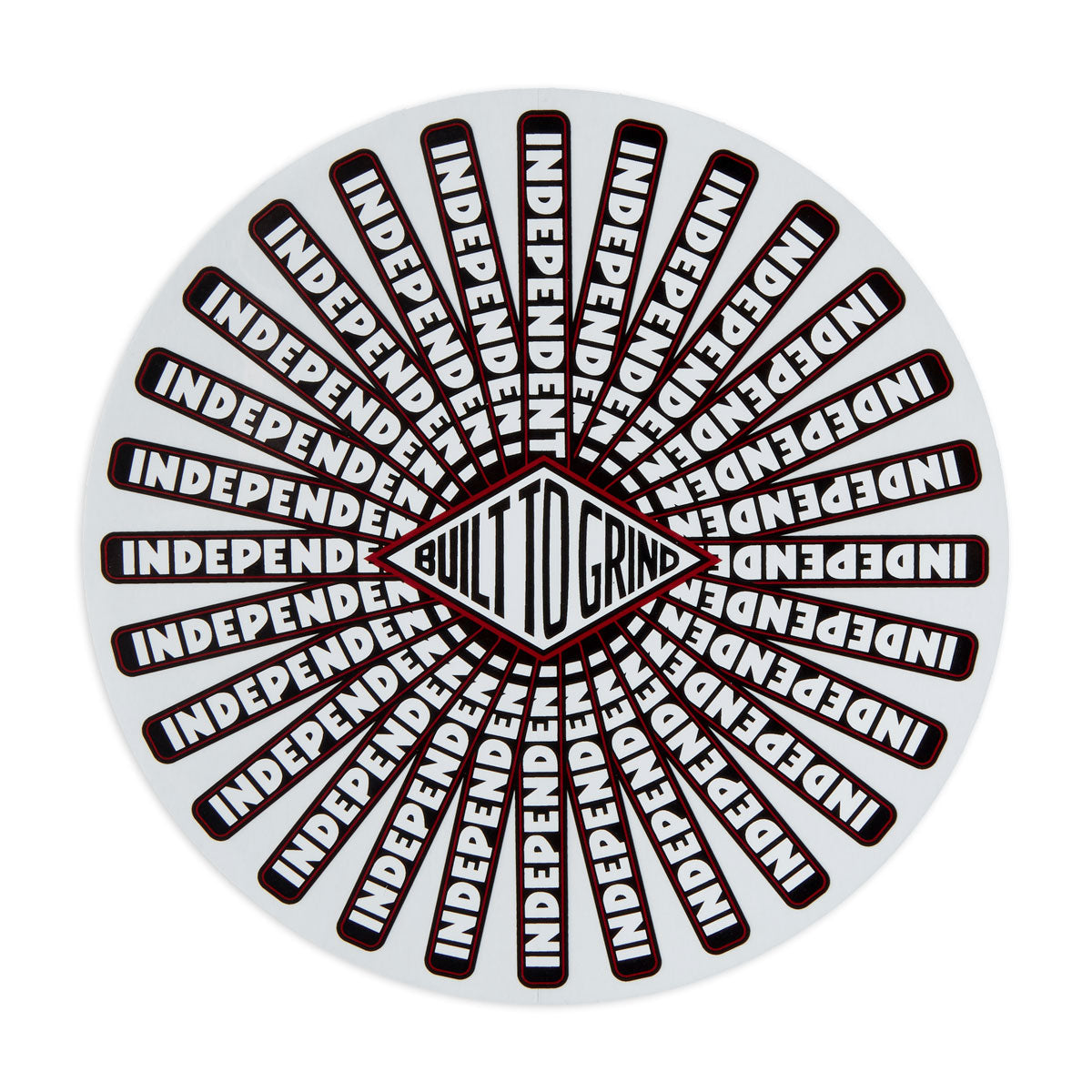 Independent Revolution Vinyl Sticker - White/Black/Red image 1