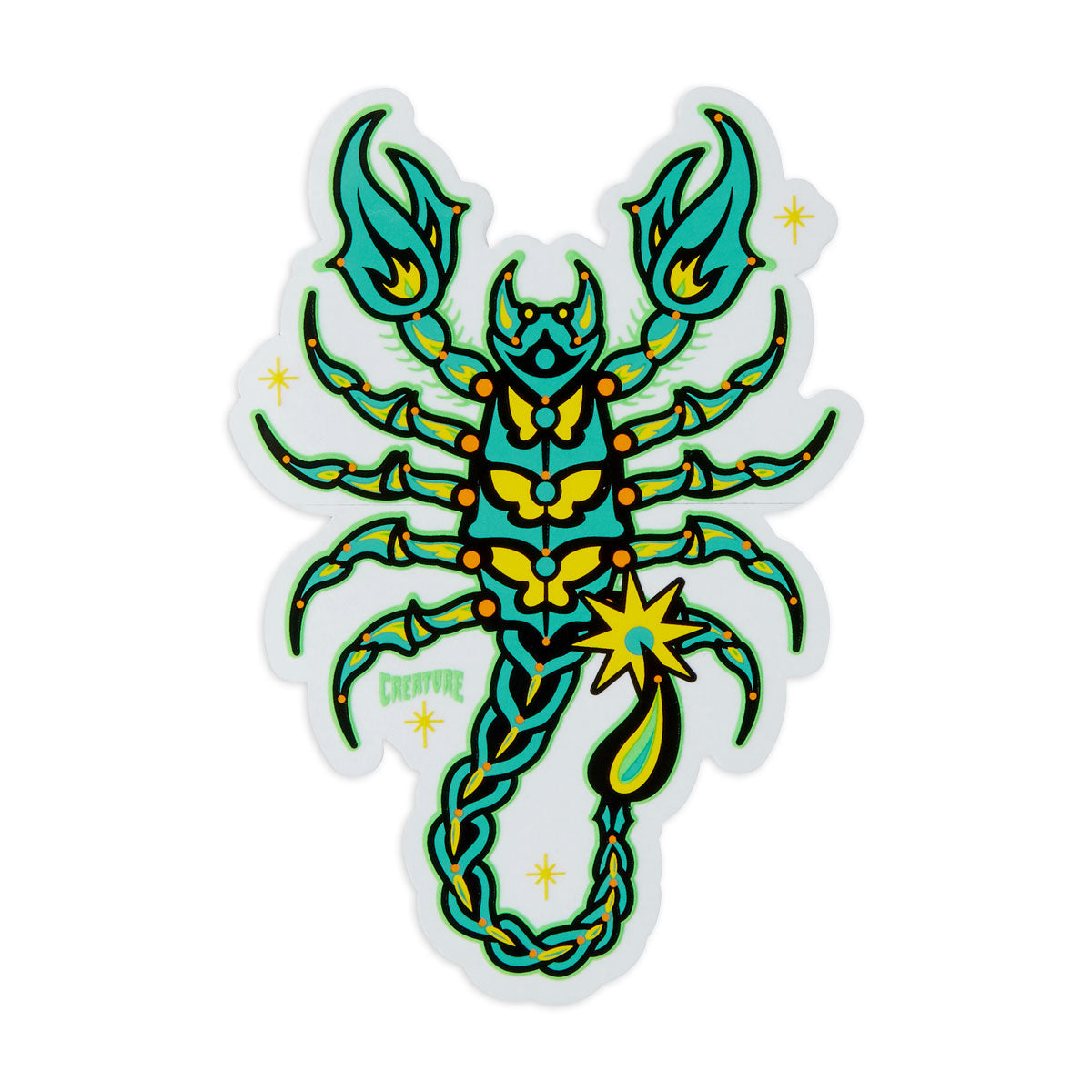 Creature Deadly Sands Clear Mylar Sticker - Multi image 1