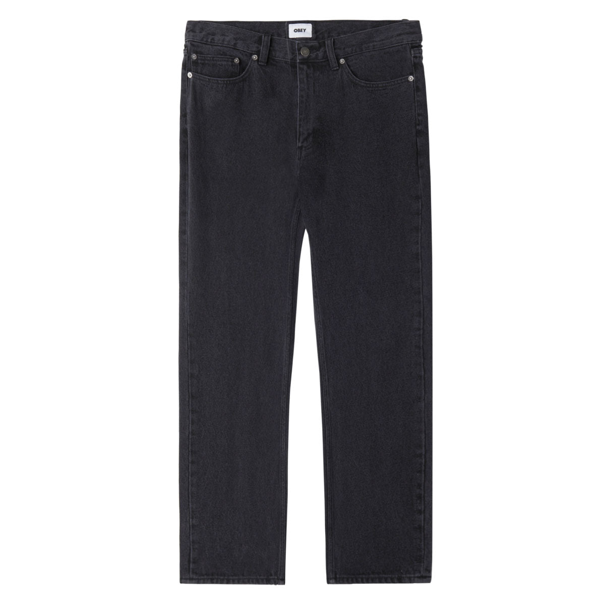 Obey Bender Denim Jeans - Faded Black image 1