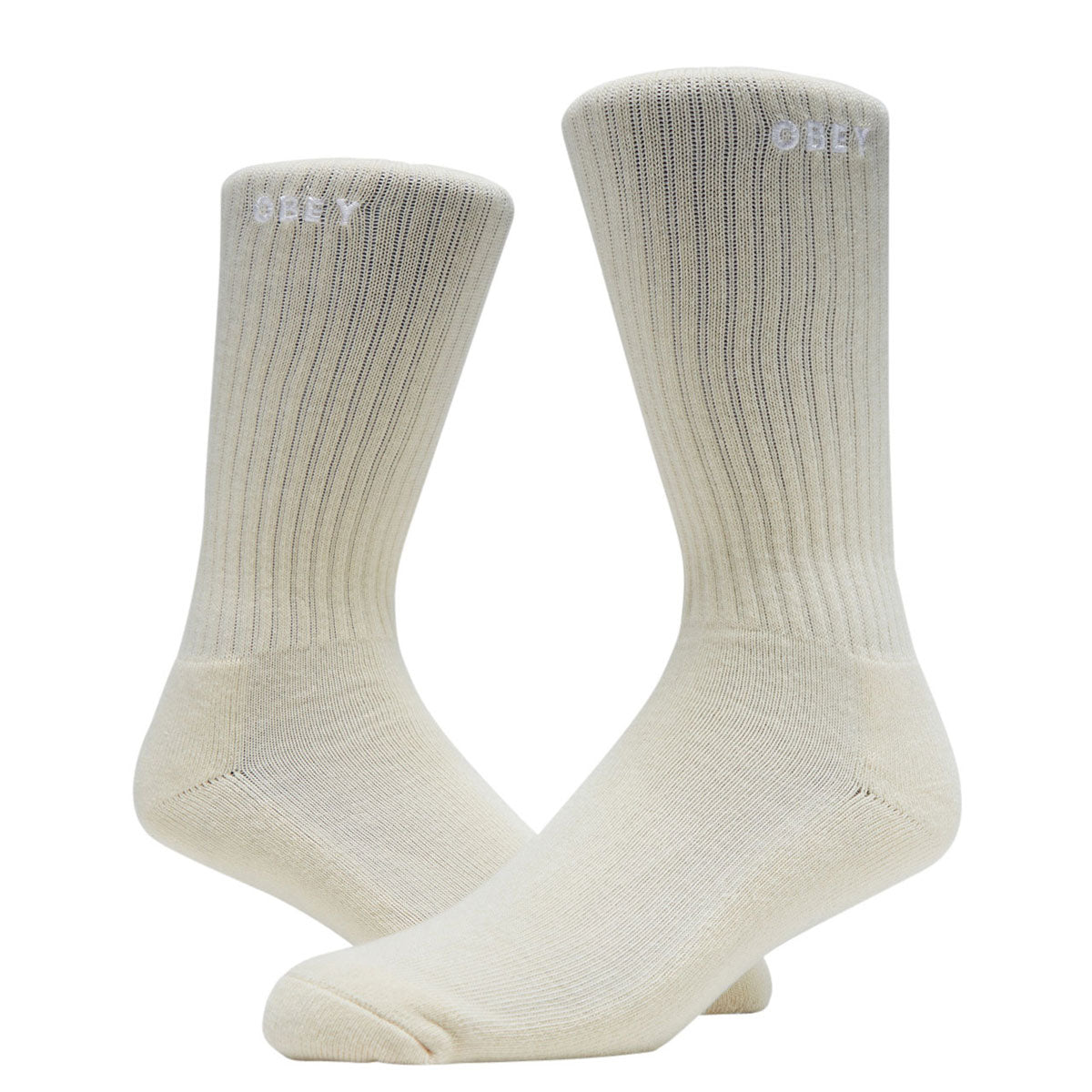 Obey Bold Socks - Unbleached image 2