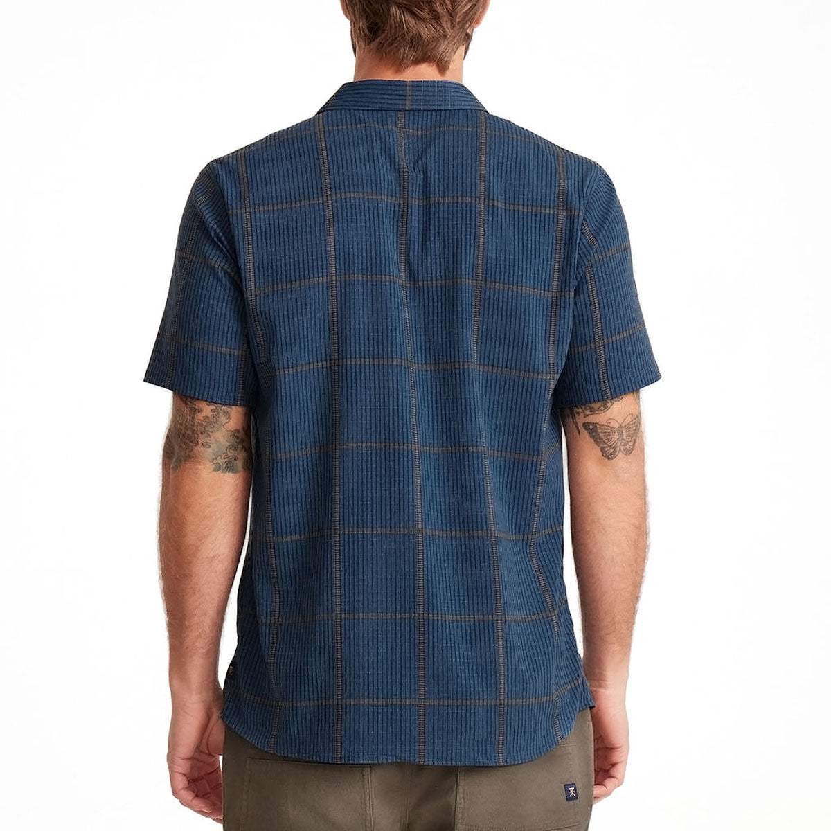 Roark Bless Up Shirt - Navy Plaid image 2