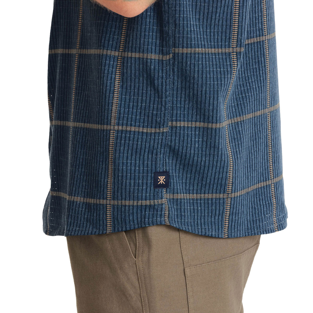 Roark Bless Up Shirt - Navy Plaid image 4