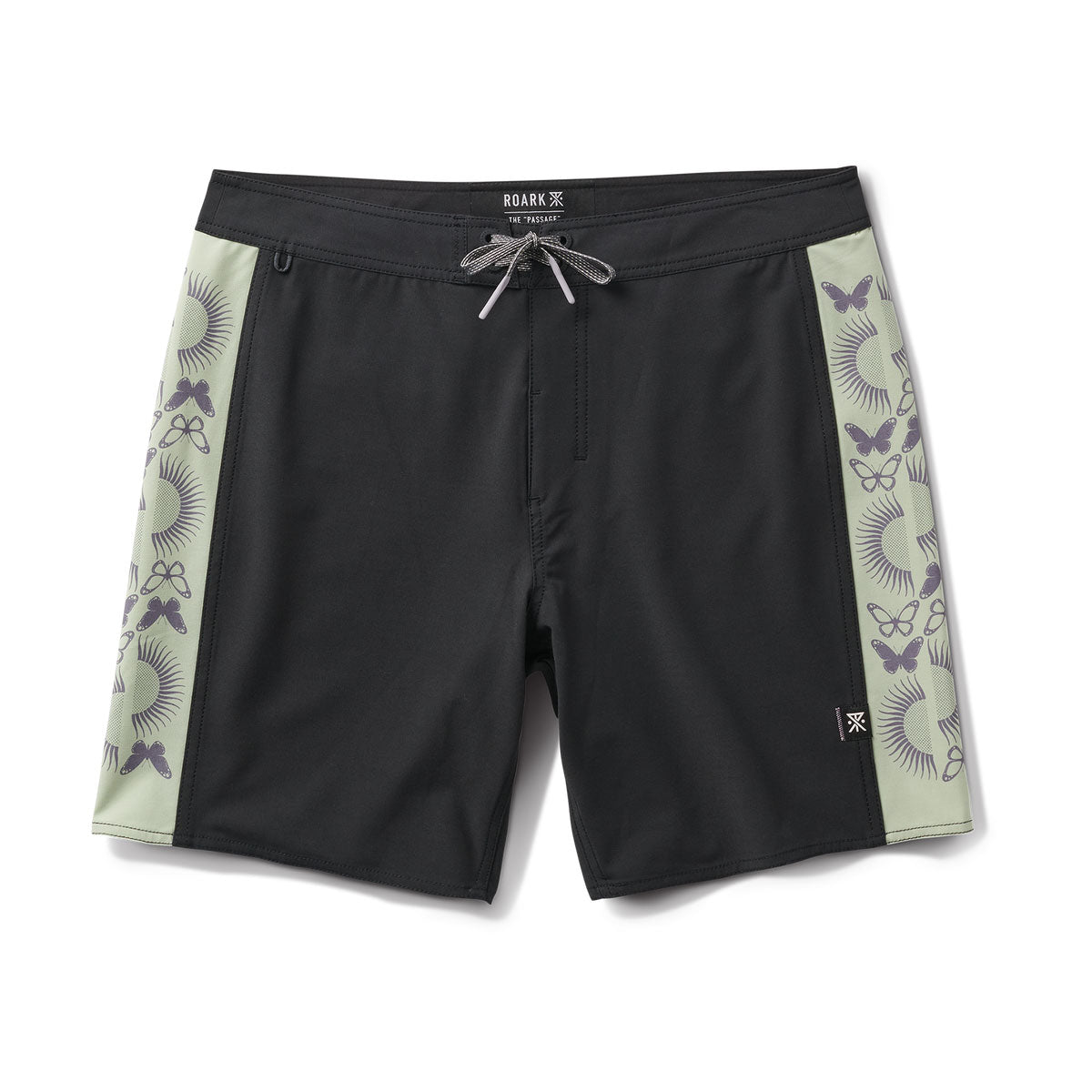 Roark Passage Hemp Boardshorts - Black II image 1