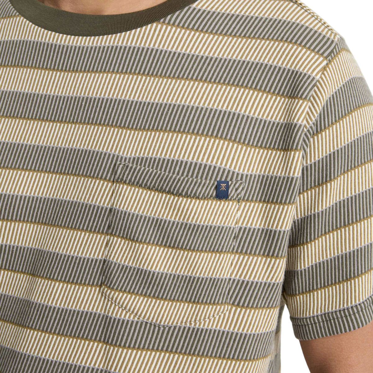 Roark Journey Jacquard Crew T-Shirt - Ghost Grey image 4