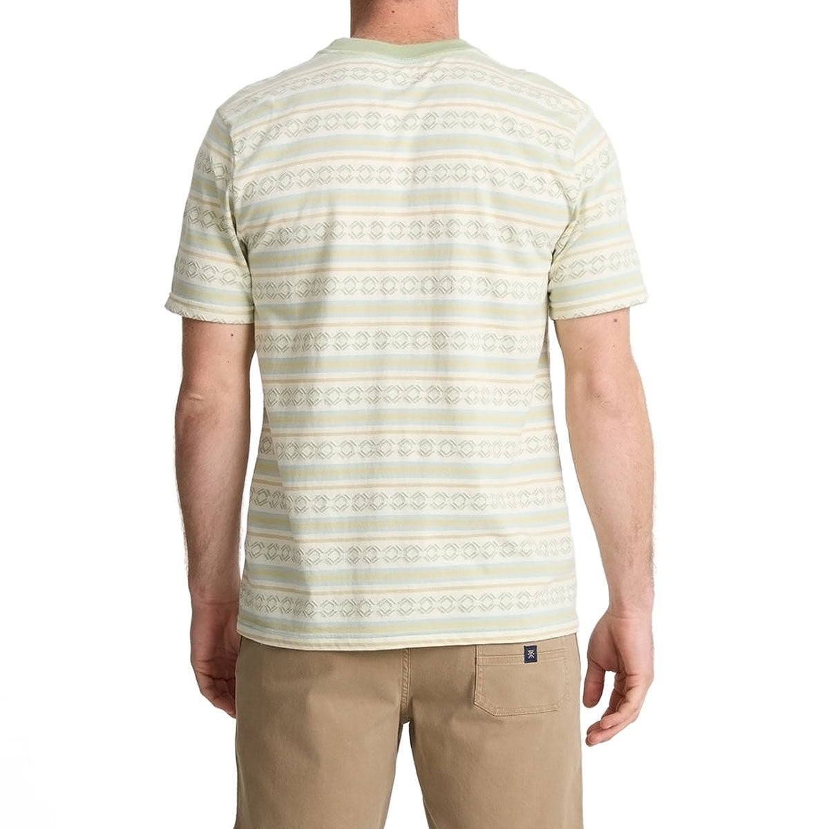 Roark Journey Jacquard Crew T-Shirt - Seafoam image 3