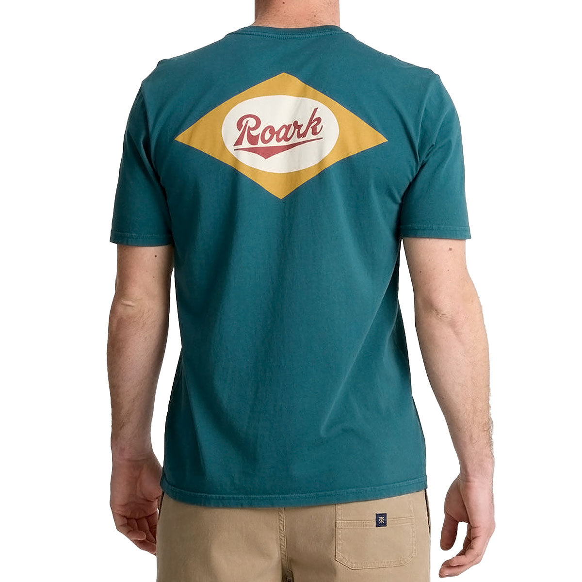 Roark Diamond Script T-Shirt - Deep Sea image 4