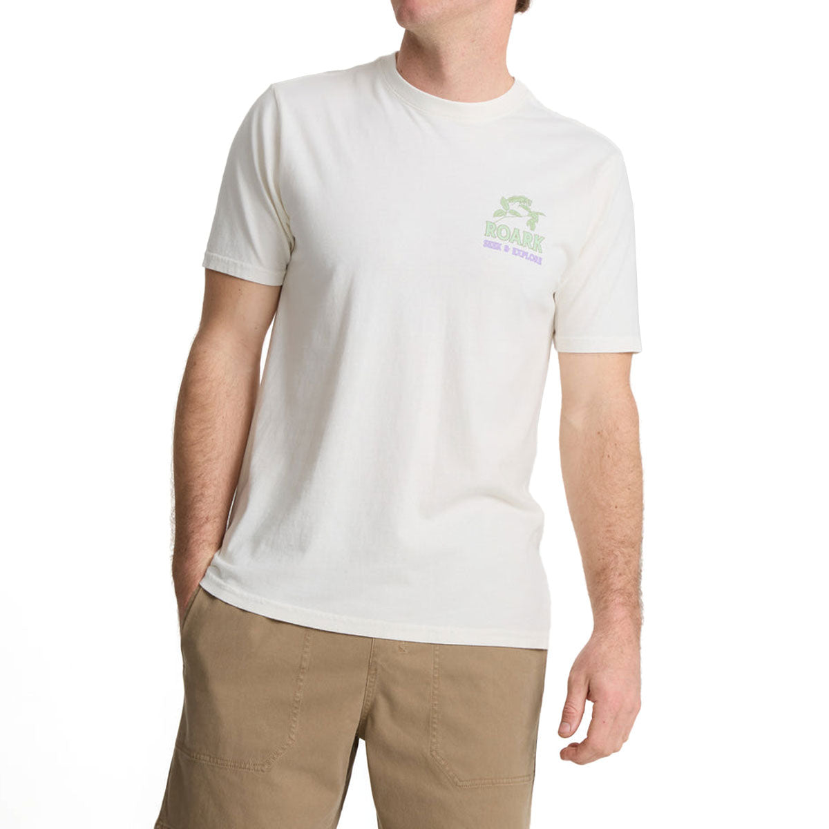 Roark Seek & Explore T-Shirt - Off White image 3