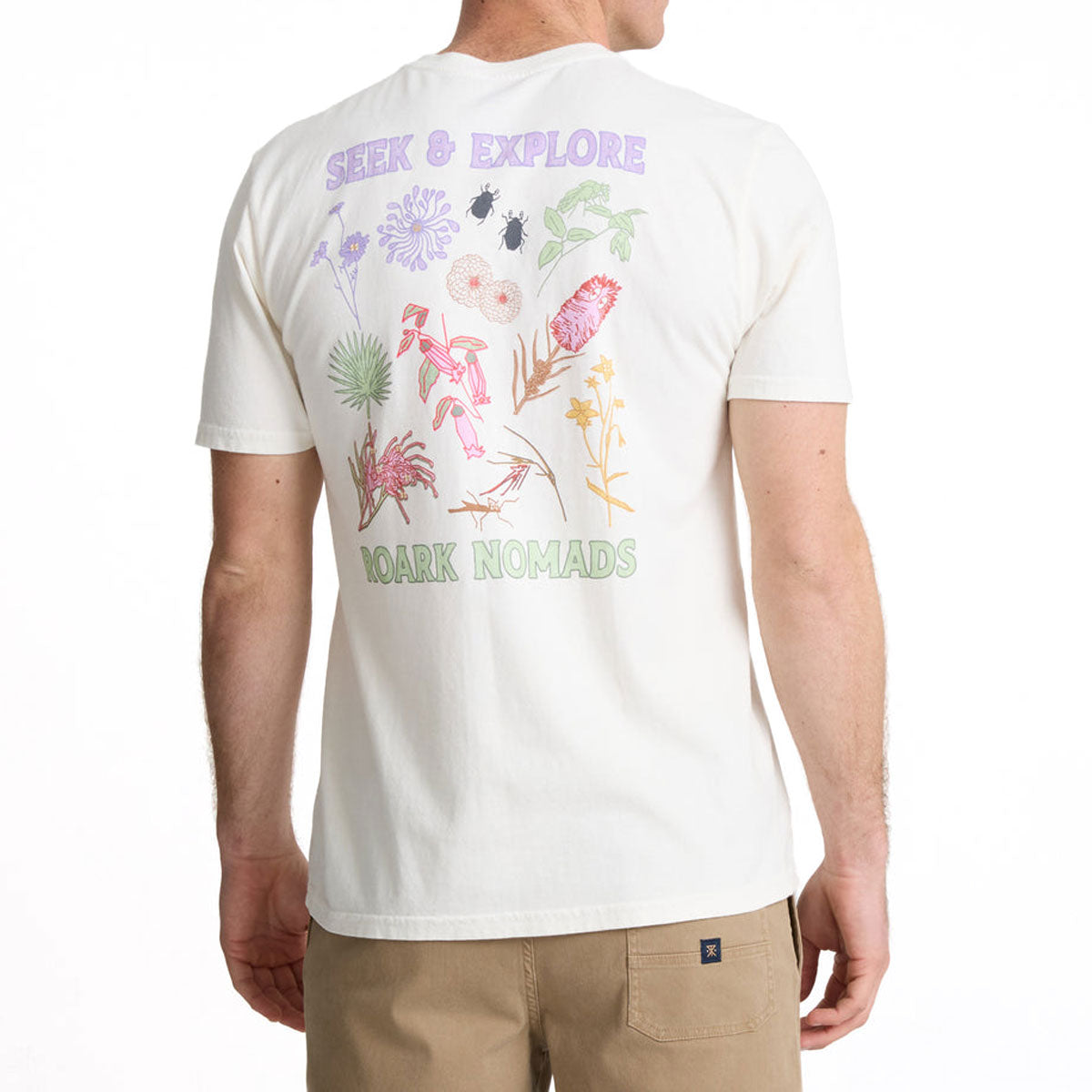 Roark Seek & Explore T-Shirt - Off White image 4