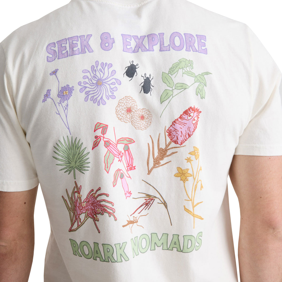 Roark Seek & Explore T-Shirt - Off White image 5