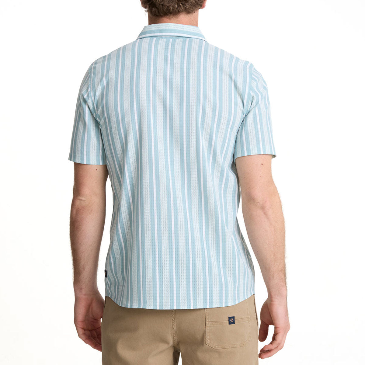 Roark Bless Up Shirt - Stripe Dusty Blue image 2