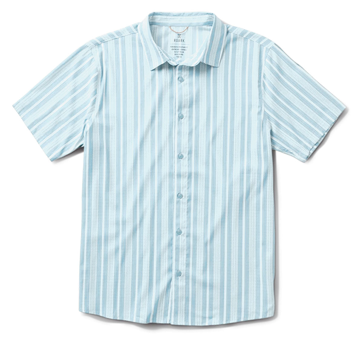 Roark Bless Up Shirt - Stripe Dusty Blue image 5