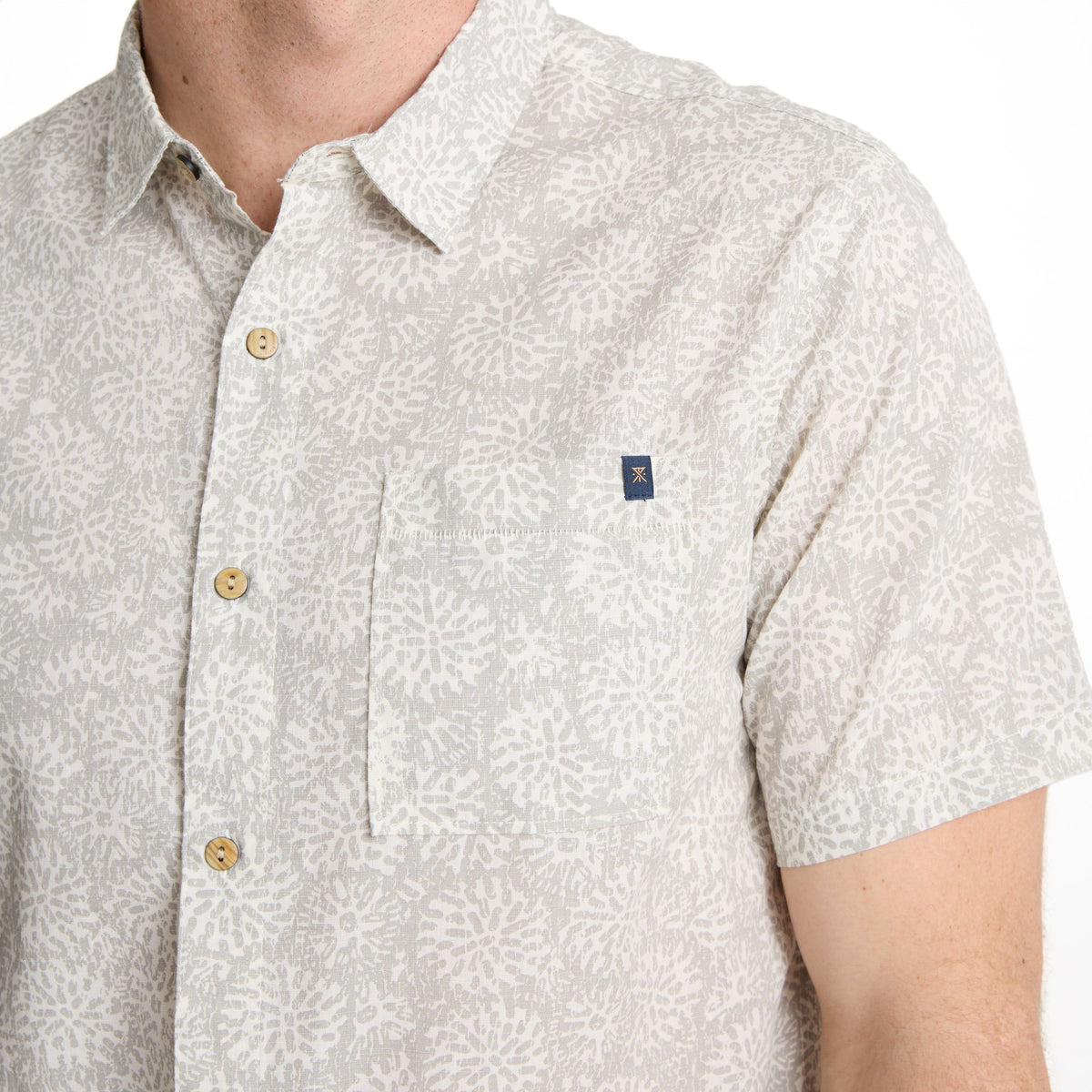 Roark Journey Woven Shirt - Ghost Grey image 3