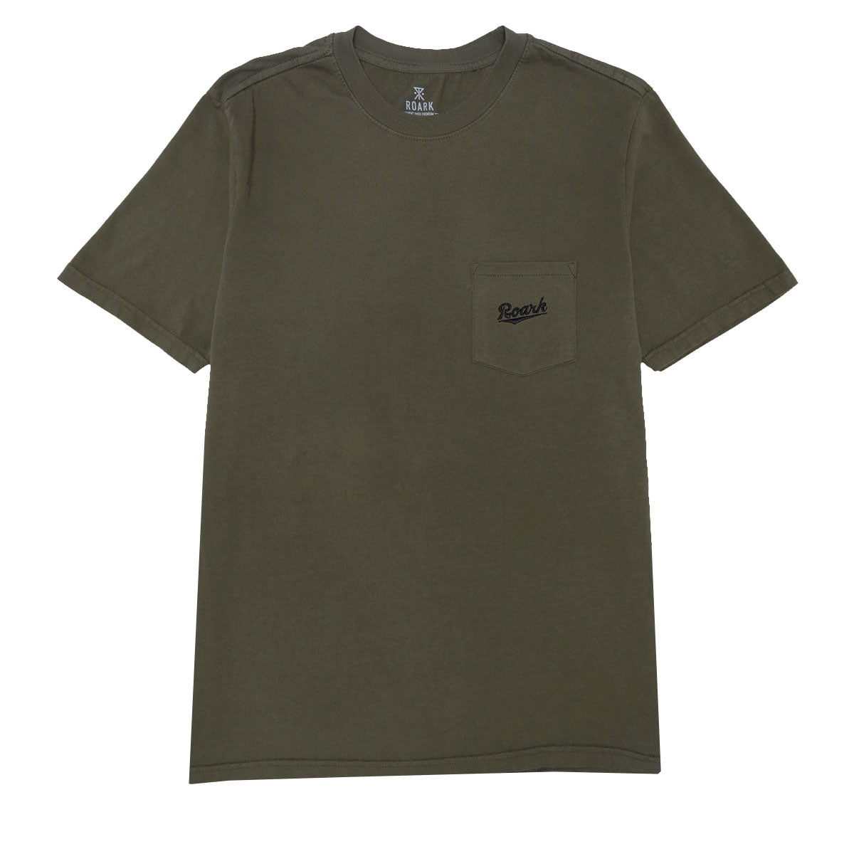Roark Script Pocket T-Shirt - Military image 1