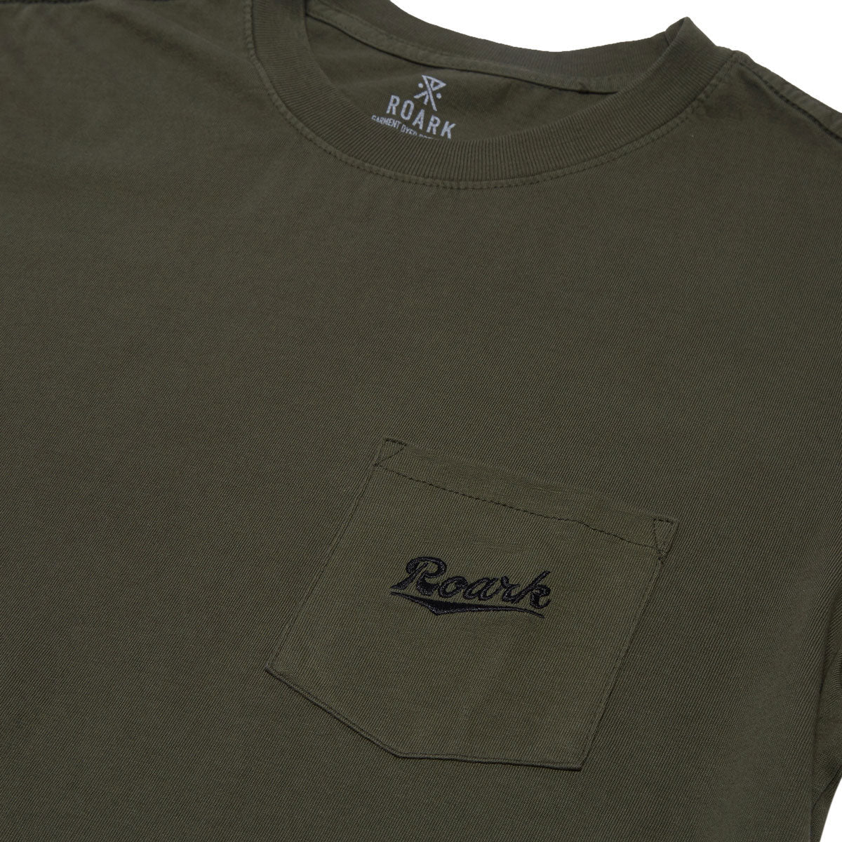 Roark Script Pocket T-Shirt - Military image 2