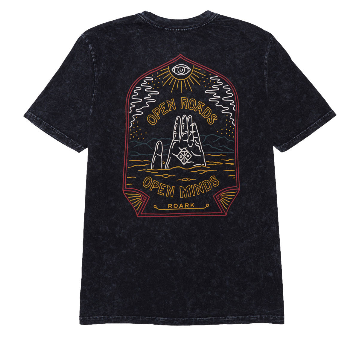 Roark Open Roads Open Minds T-Shirt - Black II image 2