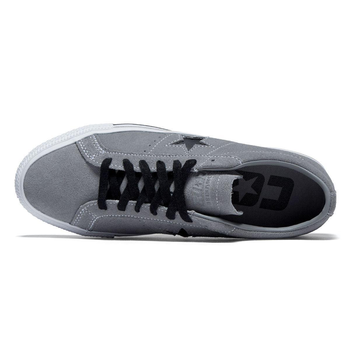 Converse One Star Pro Ox Shoes - Classic Grey/Black/White image 3