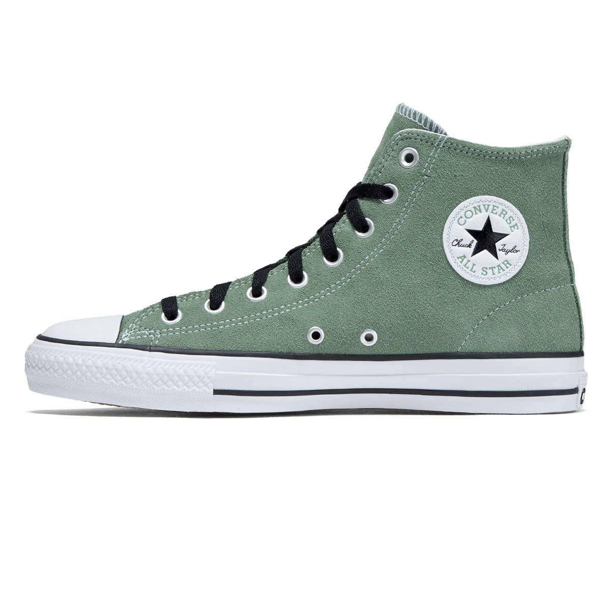 Converse Chuck Taylor All Star Pro Hi Shoes - Foothill Green/Black/White image 2