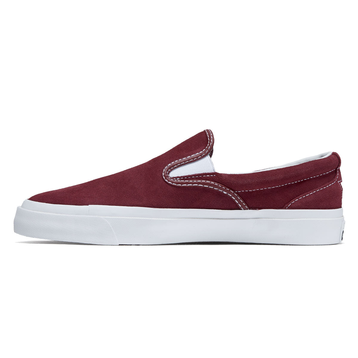 Converse One Star CC Slip Pro Shoes - Deep Bordeaux/White/White image 2