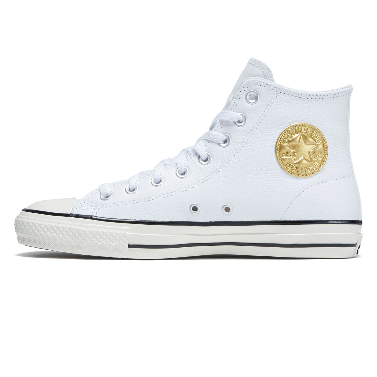 Converse Chuck Taylor All Star Pro Hi Shoes - White/Gold/Egret image 2