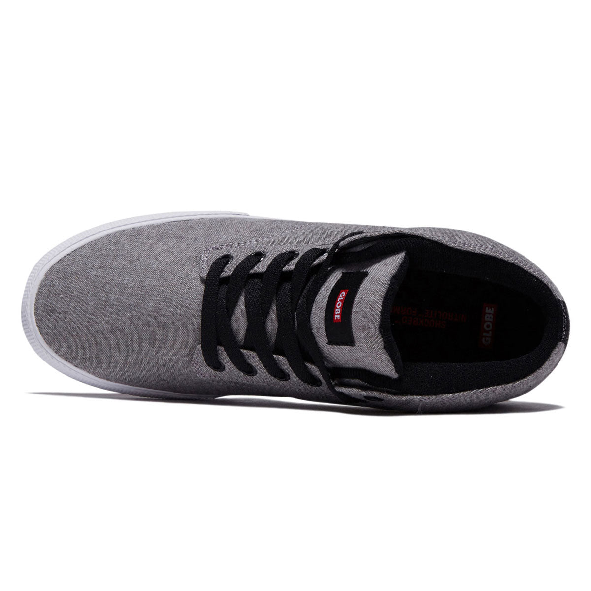 Globe Motley Mid 2.0 Shoes - Grey Chambray image 3