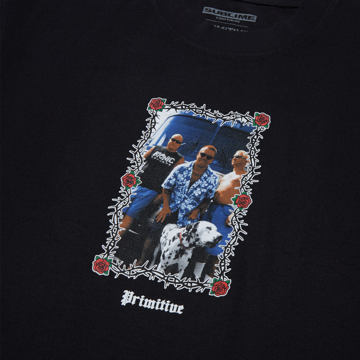 Primitive x Sublime Down Here T-Shirt - Black image 3