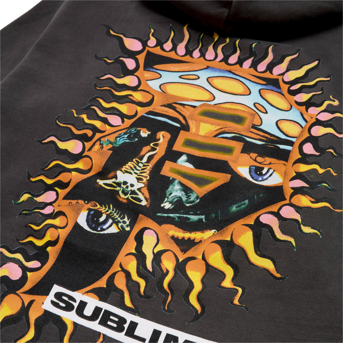 Primitive x Sublime Dirty P Sun Hoodie - Black image 3