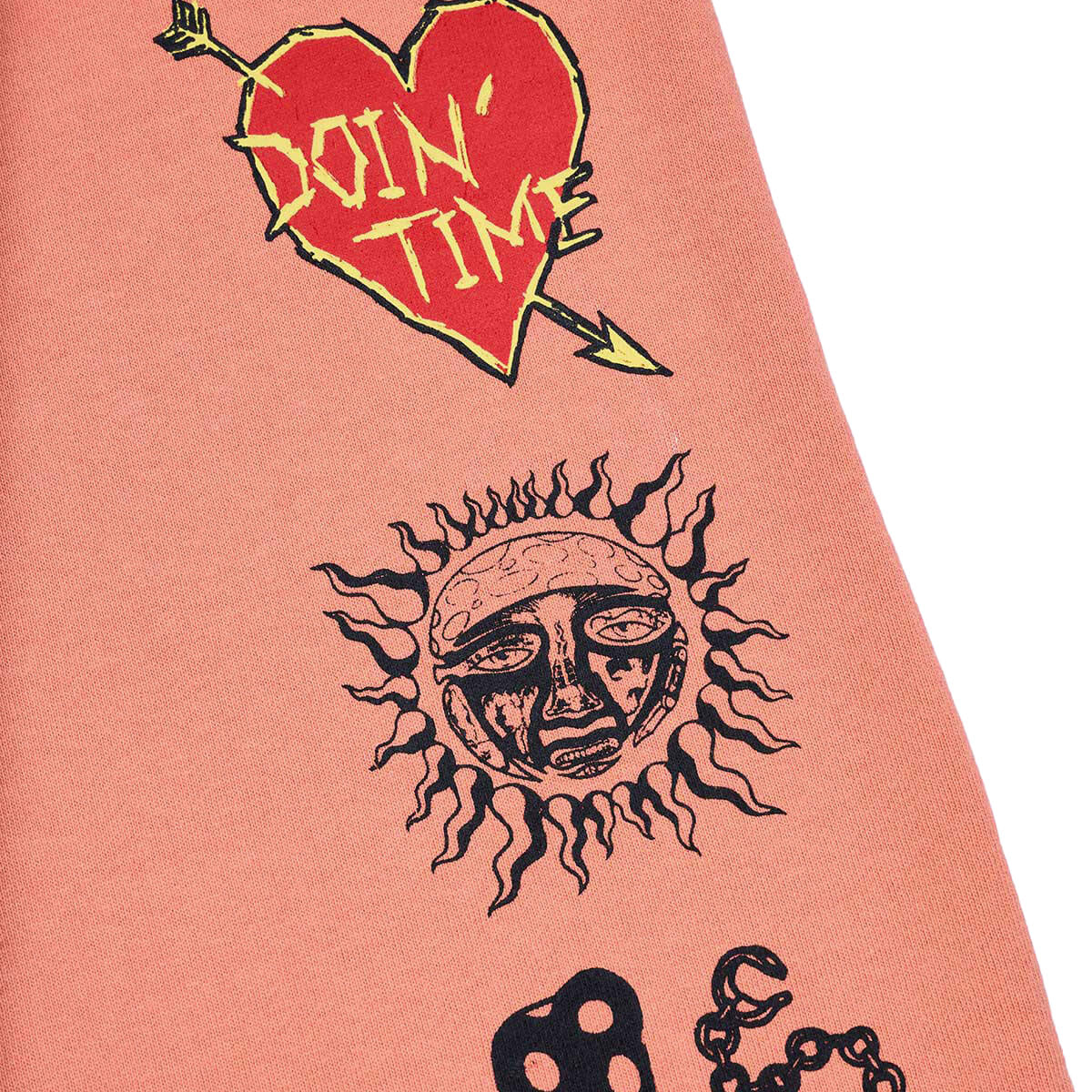 Primitive x Sublime Boardwalk Baggy Sweat Pants - Coral image 4