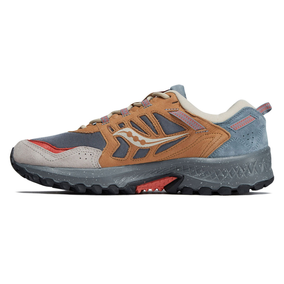 Saucony Grid Peak Shoes - Grey/Sand image 2