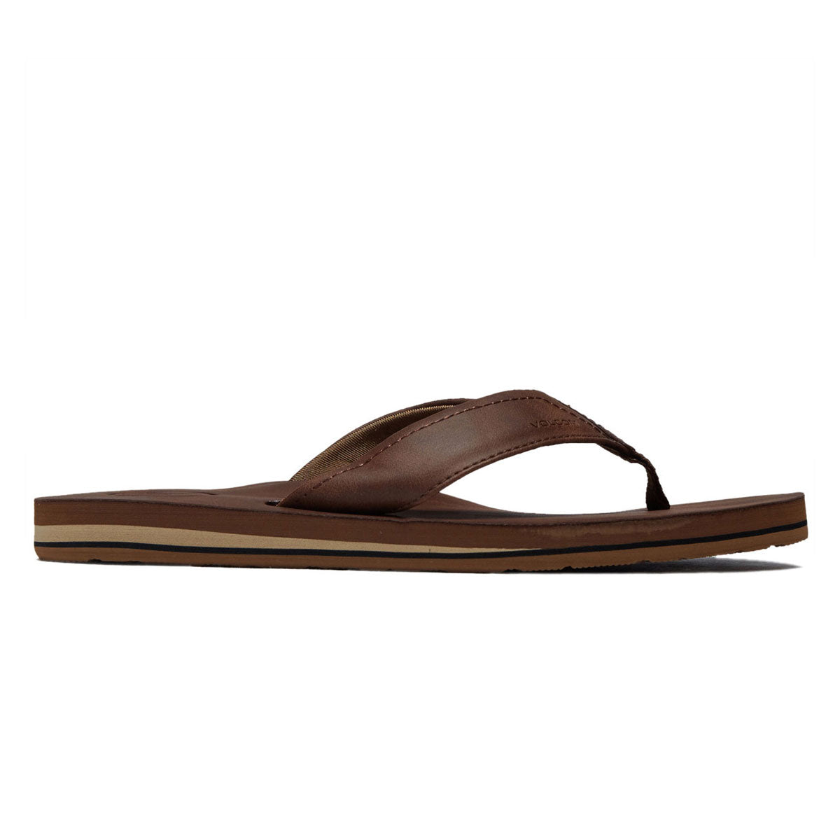 Volcom Victor Lx Sandals - Brown image 1