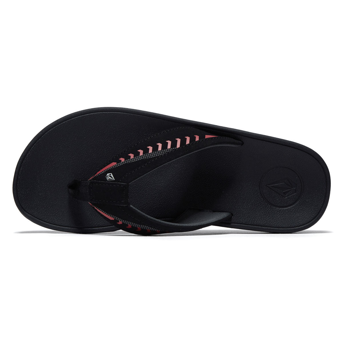 Volcom Jack Robinson Sandals - Black/Red image 3