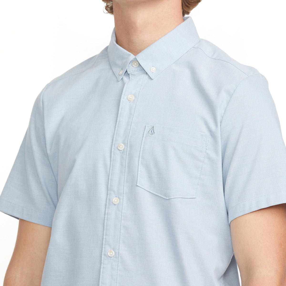 Volcom Everett Oxford Shirt - Wrecked Indigo 2025 image 4