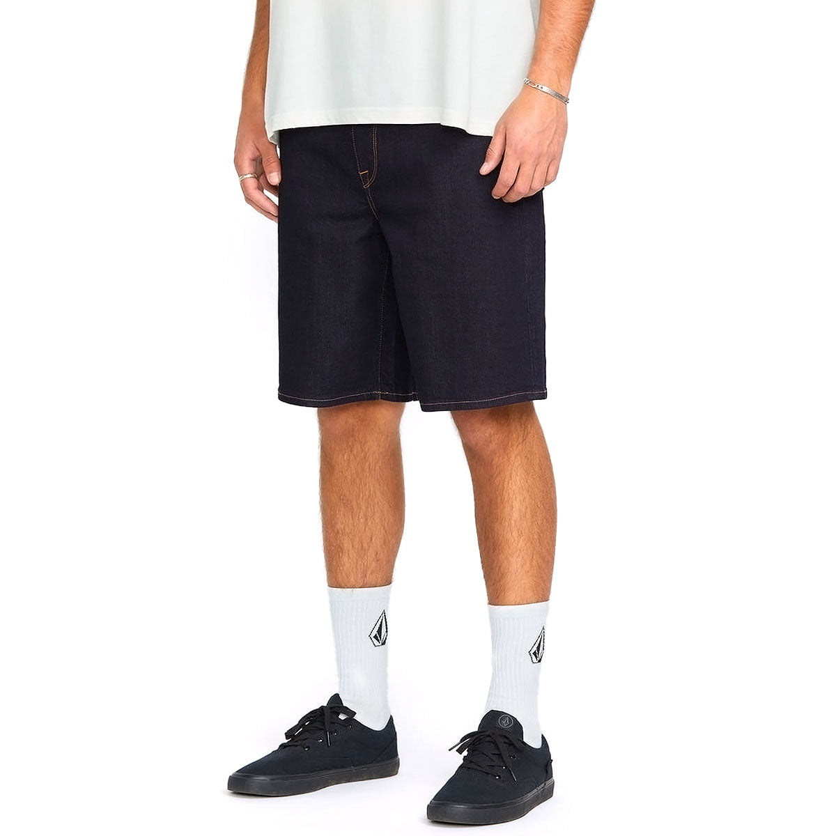 Volcom Billow Denim Shorts - Rinse image 5