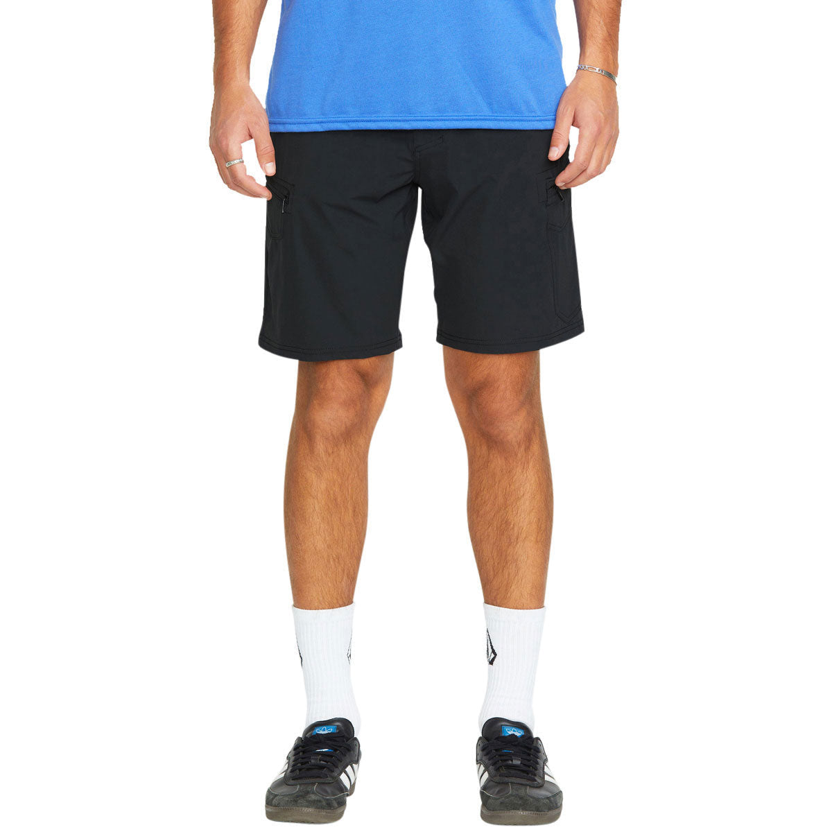 Volcom Cashed In Cargo Hybrid 20 Shorts - Black image 3
