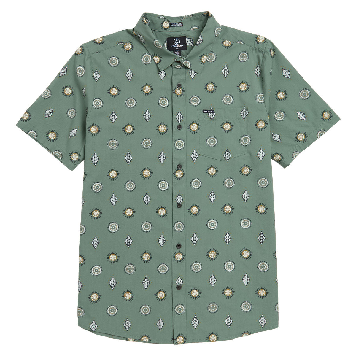 Volcom Mister Fib Shirt - Light Olive image 1
