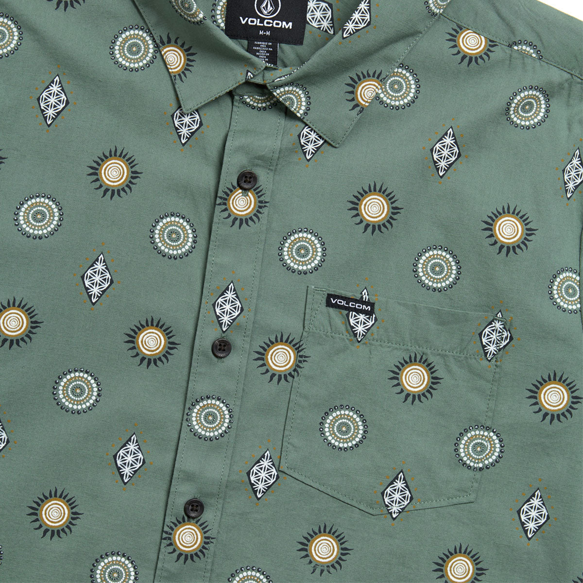 Volcom Mister Fib Shirt - Light Olive image 3