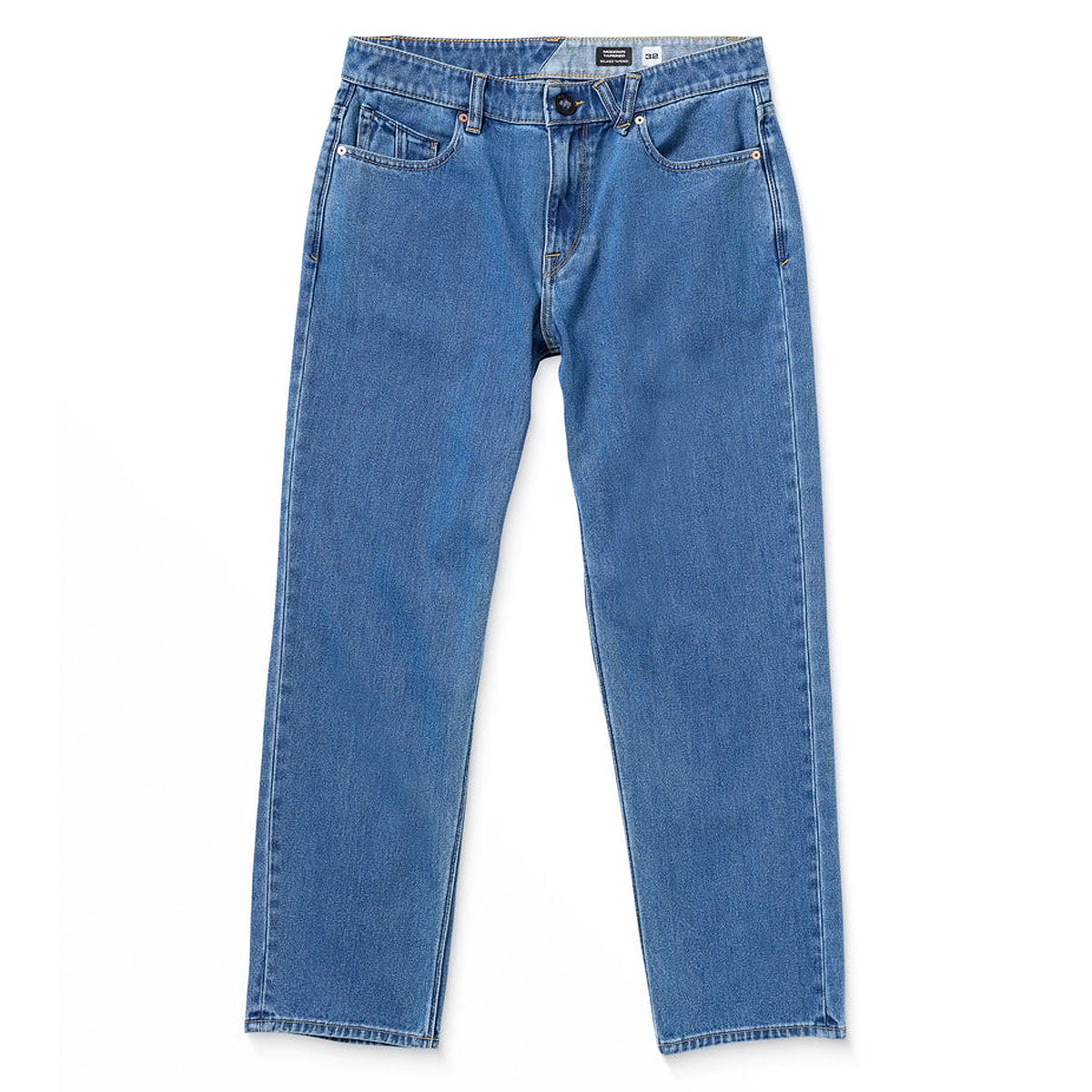 Volcom Modown Tapered Denim Jeans - Standard Issue Blue image 5