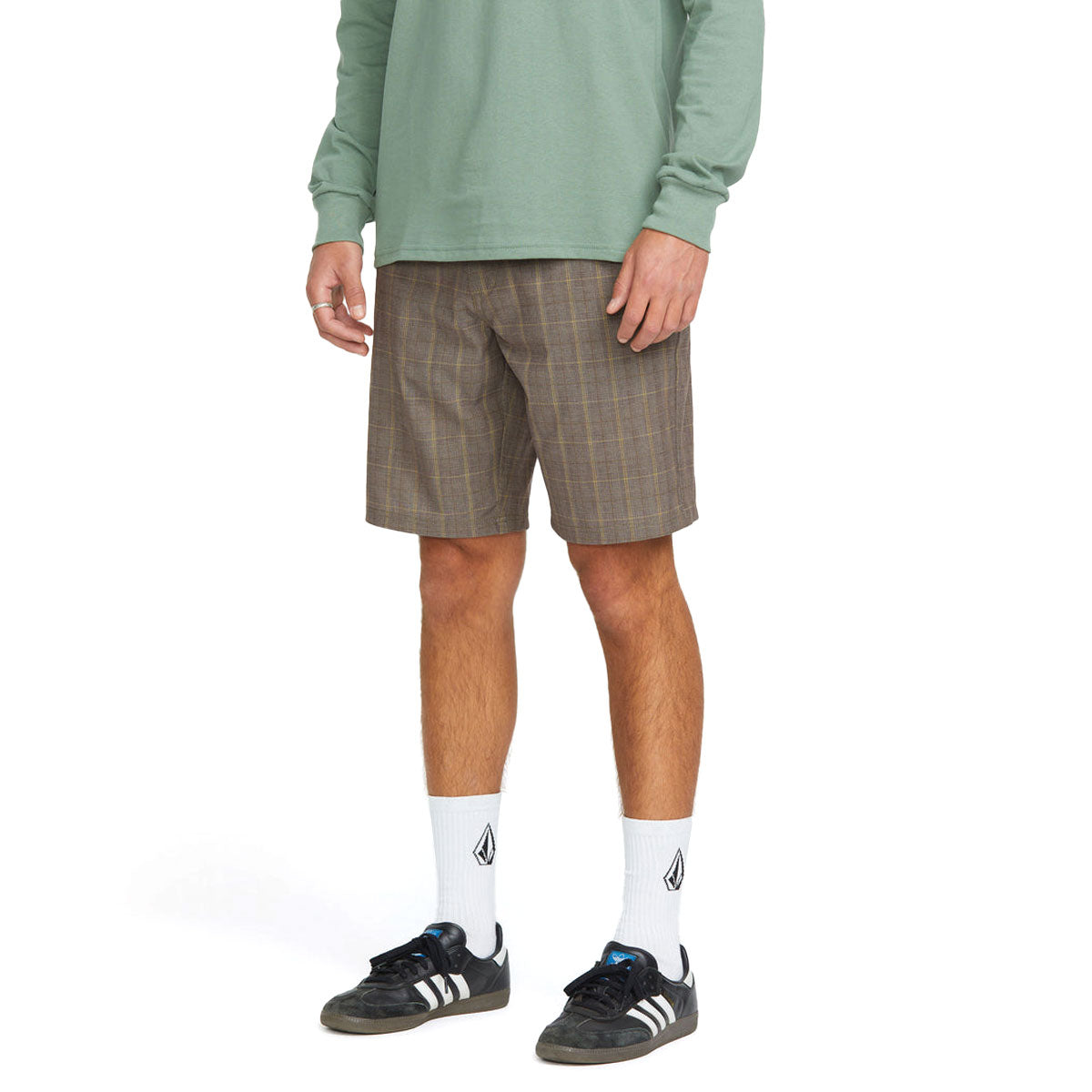 Volcom Mix Frickin Cross Shred 20 Shorts - Dark Khaki image 5