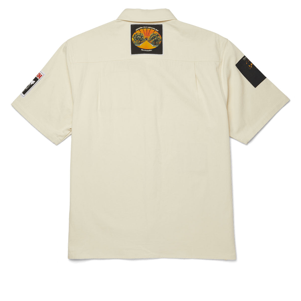 HUF Stax Patches Button Up Shirt - Natural image 3