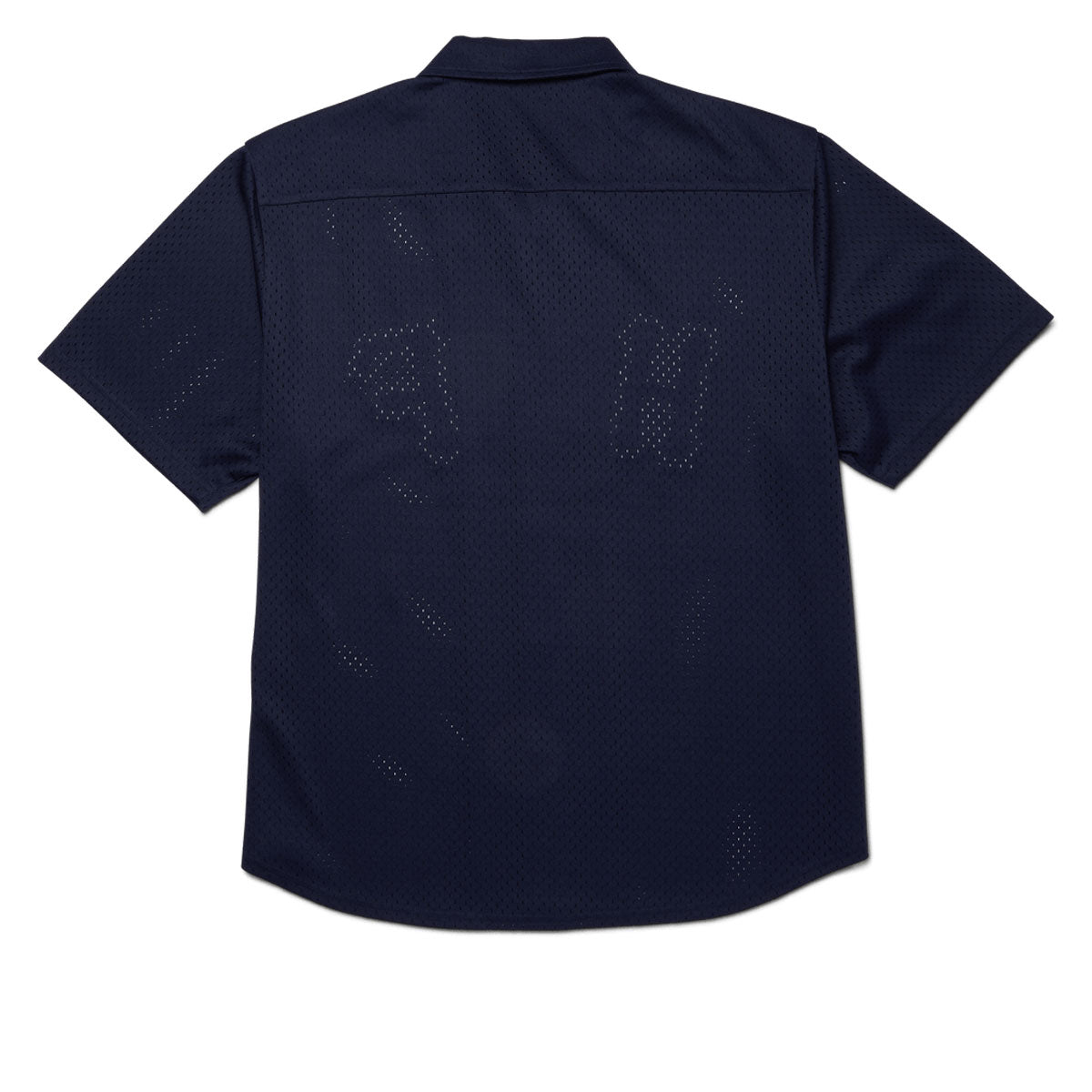 HUF Arch Mesh Button Up Shirt - Navy image 4