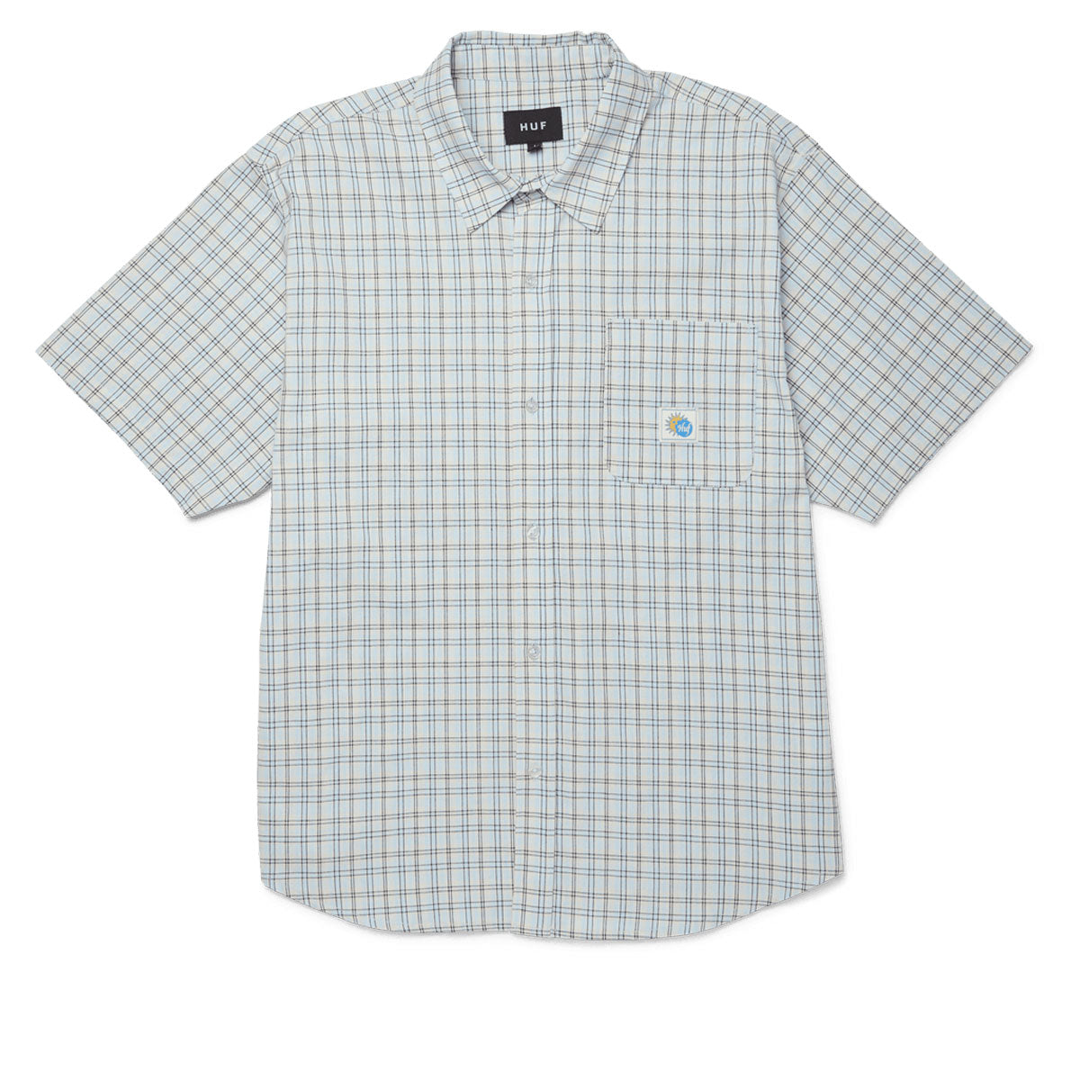HUF Total Eclipse Plaid Shirt - Light Blue image 2