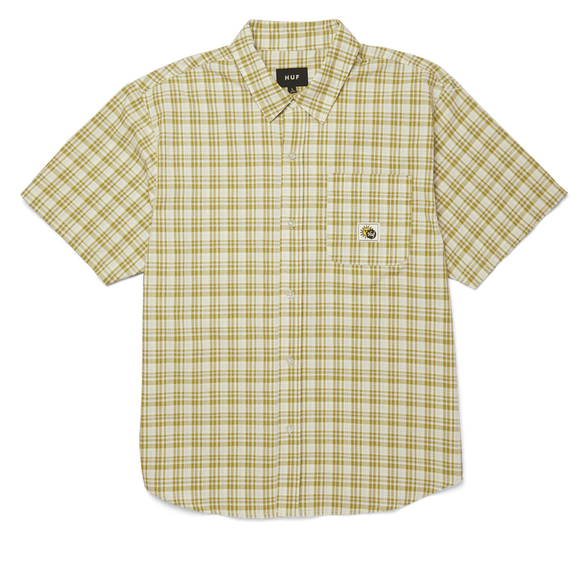 HUF Total Eclipse Plaid Shirt - Mustard image 2
