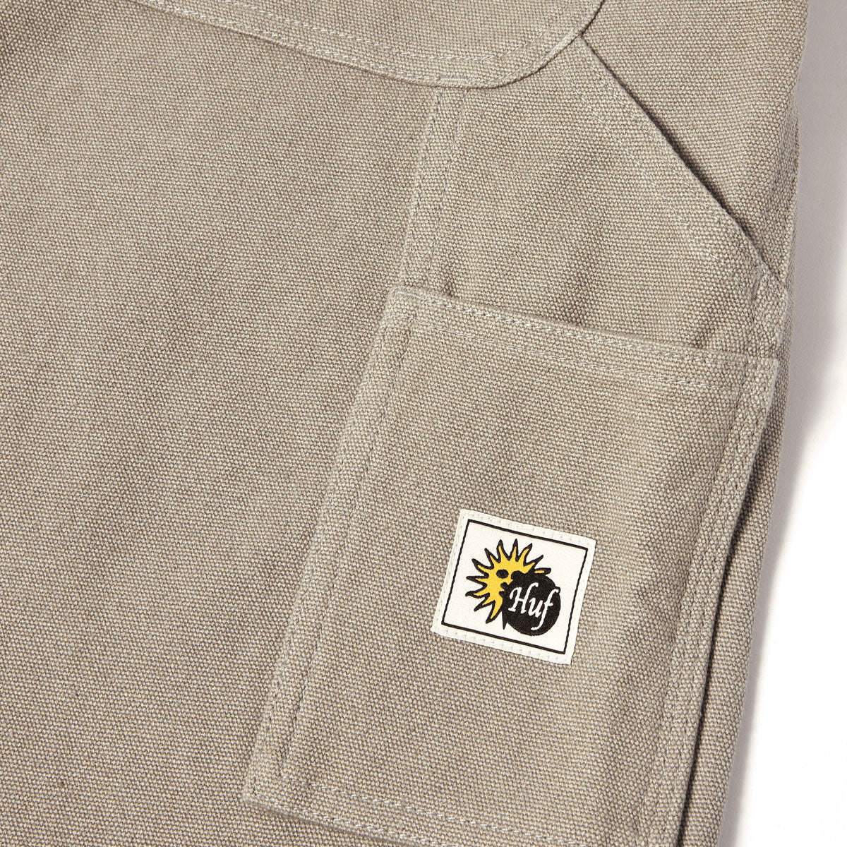 HUF Total Eclipse Twill Work Shorts - Clay image 3