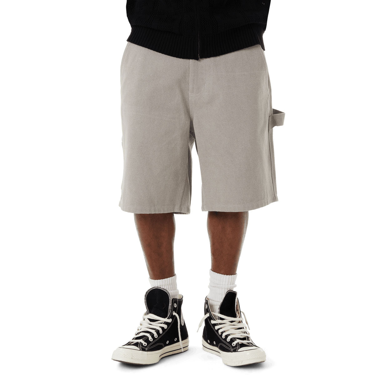 HUF Total Eclipse Twill Work Shorts - Clay image 4