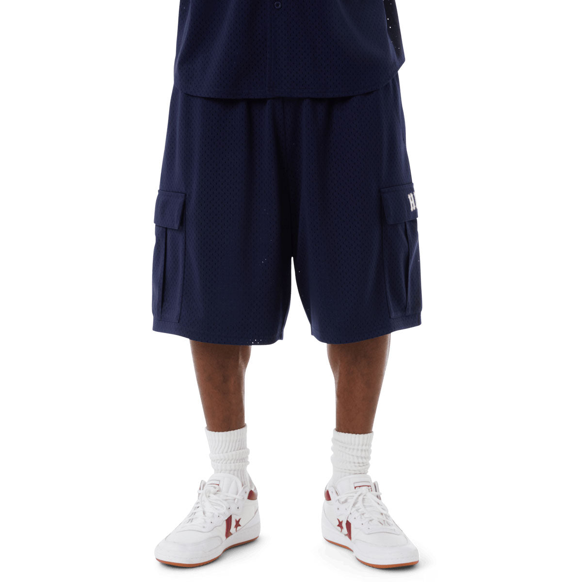 HUF Arch Mesh Cargo Shorts - Navy image 3