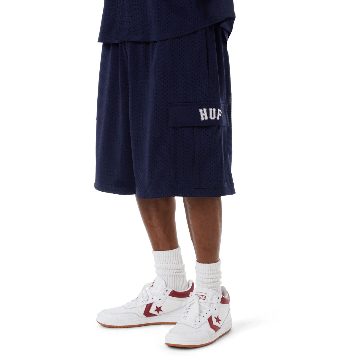 HUF Arch Mesh Cargo Shorts - Navy image 4