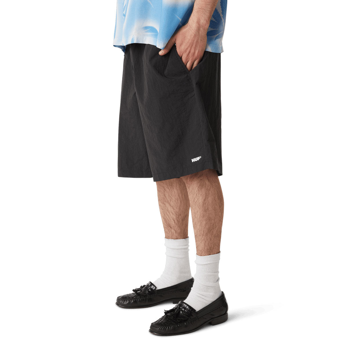 HUF Atlantic Easy Shorts - Black image 4