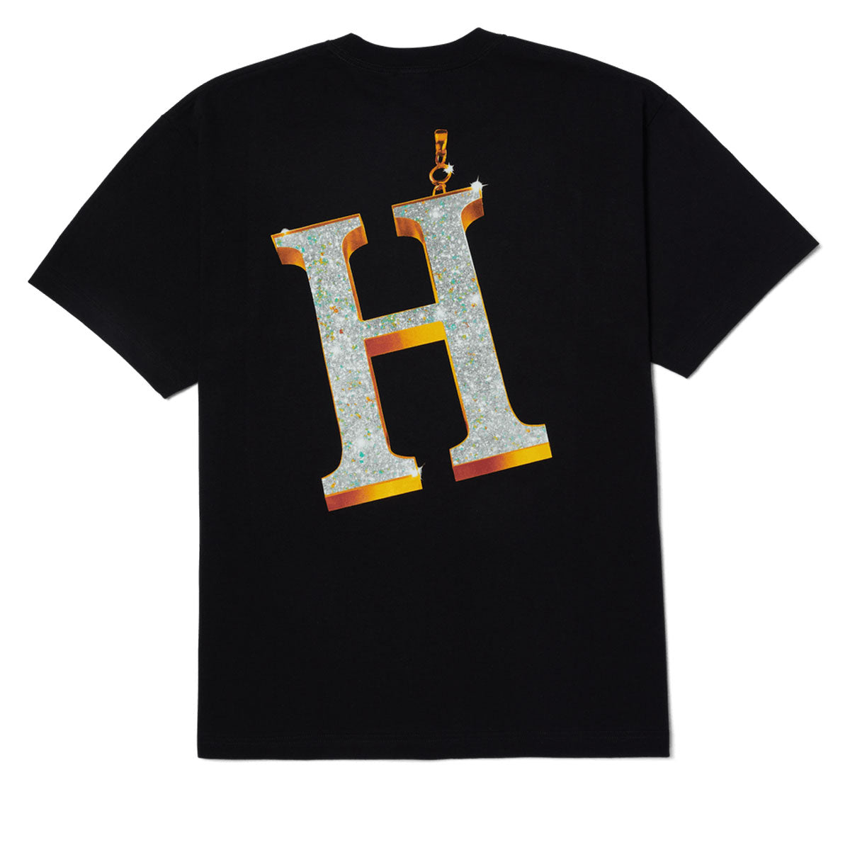 HUF Big H T-Shirt - Black image 1